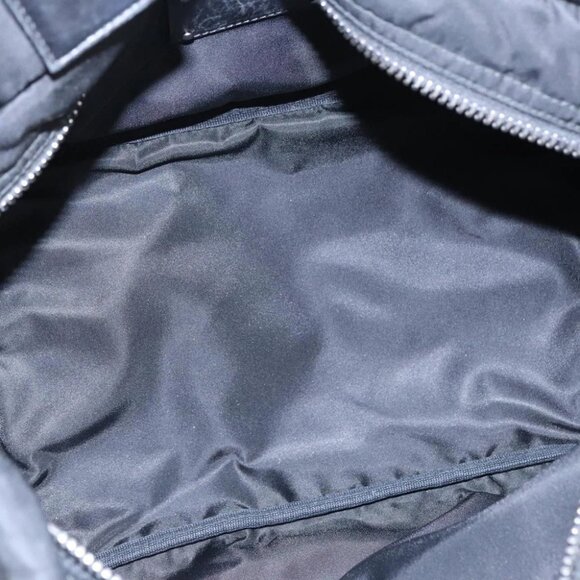 PRADA Hand Bag Nylon Navy Silver - Picture 13 of 15